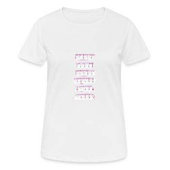 Waist Worth Obese and Foodie Gift - Women's Breathable T-Shirt - white - Front - AI Model Female 172 dark (172cm)