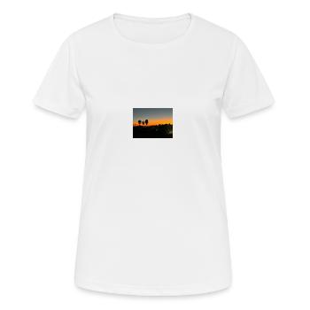 Sunset-Cyprus - Frauen T-Shirt atmungsaktiv - Weiß - Vorne - AI Model Female 172 dark (172cm)