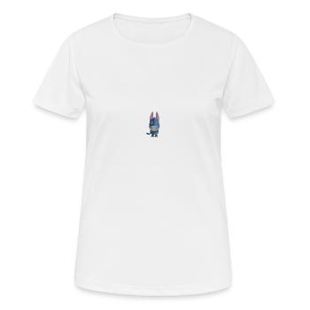 ane - T-shirt respirant Femme - blanc - Devant - AI Model Female 172 dark (172cm)