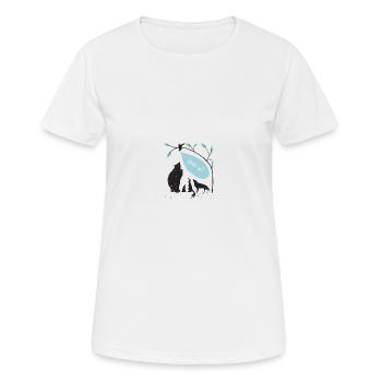 Tiere - Frauen T-Shirt atmungsaktiv - Weiß - Vorne - AI Model Female 172 dark (172cm)