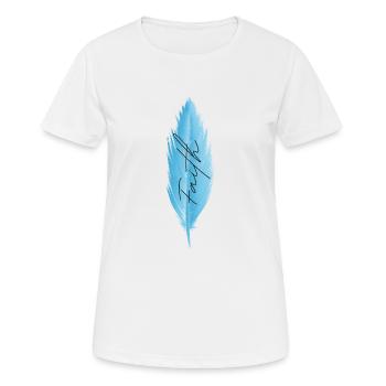 Glaube - Frauen T-Shirt atmungsaktiv - Weiß - Vorne - AI Model Female 172 dark (172cm)