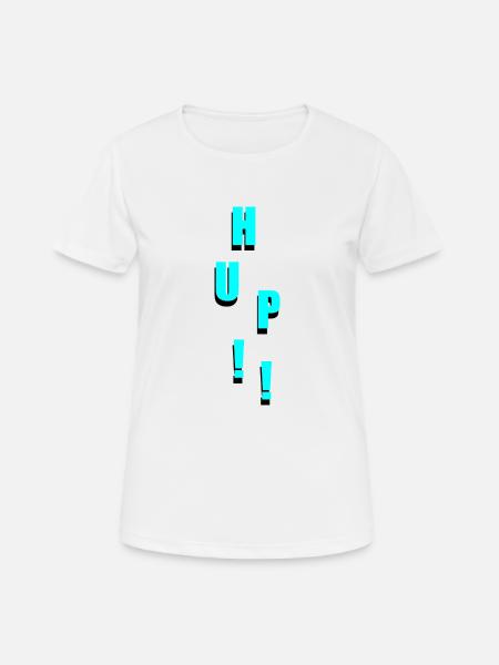 HUP!! - Women's Breathable T-Shirt - white
