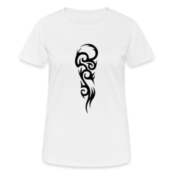 tribal - T-shirt respirant Femme - blanc - Devant - AI Model Female 172 dark (172cm)