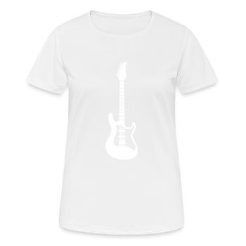 Symbole de guitare - T-shirt respirant Femme - blanc - Devant - AI Model Female 172 dark (172cm)