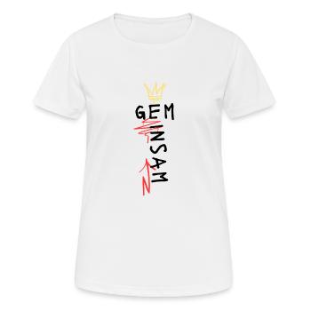 Ensemble - T-shirt respirant Femme - blanc - Devant - AI Model Female 172 dark (172cm)