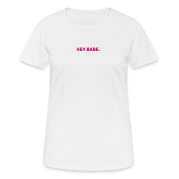 Salut bébé. - T-shirt respirant Femme - blanc - Devant - AI Model Female 172 dark (172cm)
