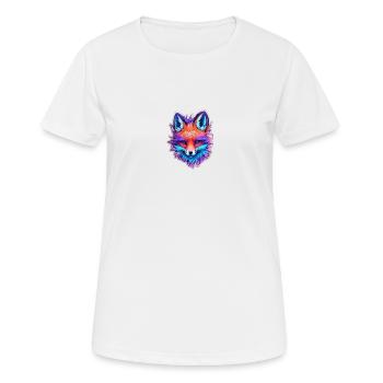 cute fox head 3 - Frauen T-Shirt atmungsaktiv - Weiß - Vorne - AI Model Female 172 dark (172cm)