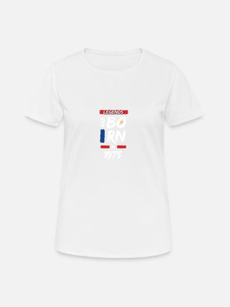 Legenden aus 1975 - Frauen T-Shirt atmungsaktiv - Weiß