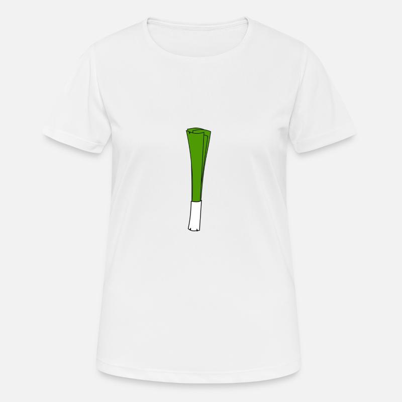 leek - Women's Breathable T-Shirt - white