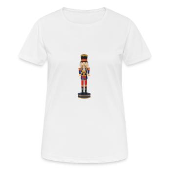 Nutcracker - Frauen T-Shirt atmungsaktiv - Weiß - Vorne - AI Model Female 172 dark (172cm)