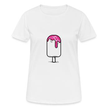 Popsicle - Women's Breathable T-Shirt - white - Front - AI Model Female 172 dark (172cm)