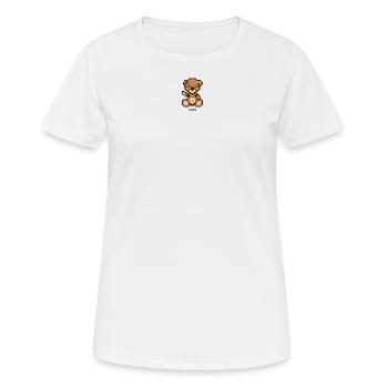 Pixel MiniBear Jamaica - T-shirt respirant Femme - blanc - Devant - AI Model Female 172 dark (172cm)
