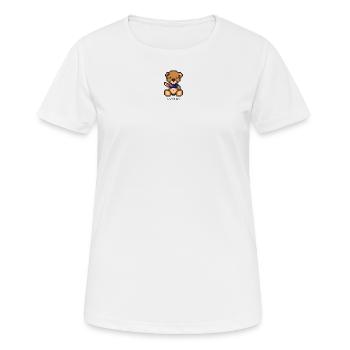 Pixel MiniBear New Zealand - T-shirt respirant Femme - blanc - Devant - AI Model Female 172 dark (172cm)