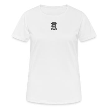 Pixel MiniBear Storm - T-shirt respirant Femme - blanc - Devant - AI Model Female 172 dark (172cm)