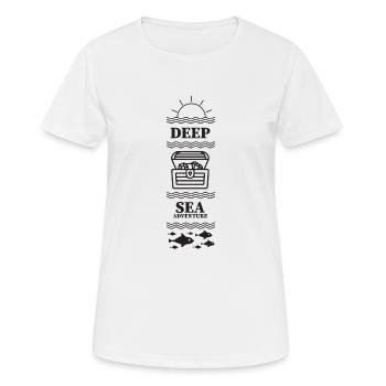 Deep sea adventure - Women's Breathable T-Shirt - white - Front - AI Model Female 172 dark (172cm)