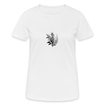 Diversité botanique - T-shirt respirant Femme - blanc - Devant - AI Model Female 172 dark (172cm)