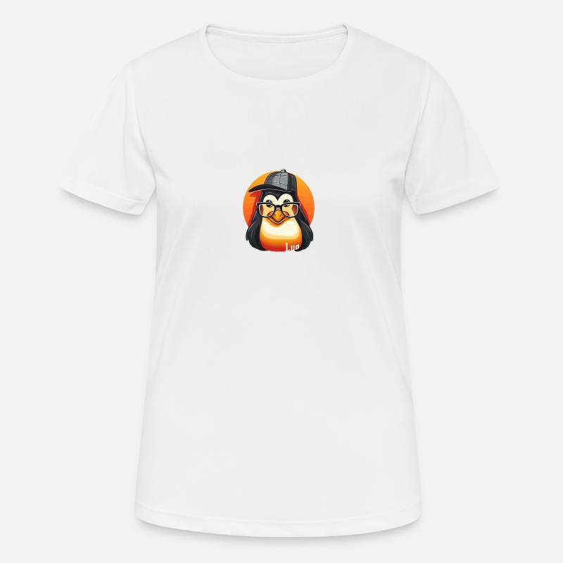 Lua-Linux Fusion : Pour les passionnés de technologie - T-shirt respirant Femme - blanc