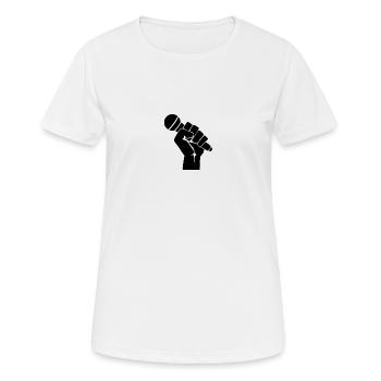 RAP, RAPPER - Frauen T-Shirt atmungsaktiv - Weiß - Vorne - AI Model Female 172 dark (172cm)