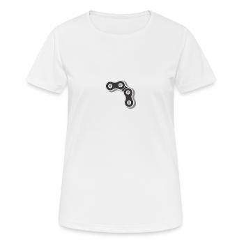 Bicycle - Cycling - Cycling - Cycling - Women's Breathable T-Shirt - white - Front - AI Model Female 172 dark (172cm)