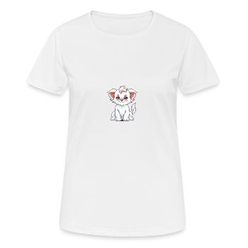 Little Lion - Women's Breathable T-Shirt - white - Front - AI Model Female 172 dark (172cm)