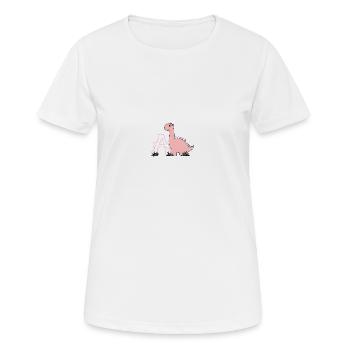 Letter A - Women's Breathable T-Shirt - white - Front - AI Model Female 172 dark (172cm)