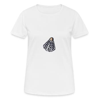 Ballsport - Frauen T-Shirt atmungsaktiv - Weiß - Vorne - AI Model Female 172 dark (172cm)