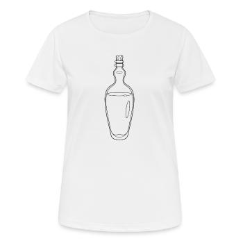 Flacon - T-shirt respirant Femme - blanc - Devant - AI Model Female 172 dark (172cm)