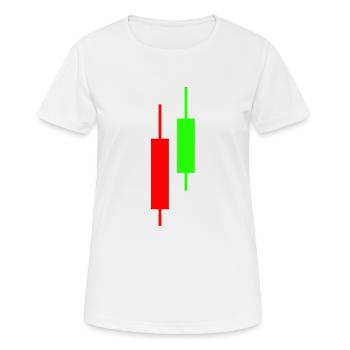 Commerce - T-shirt respirant Femme - blanc - Devant - AI Model Female 172 dark (172cm)
