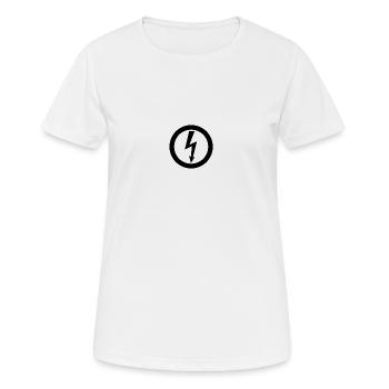 Électricien électricien - T-shirt respirant Femme - blanc - Devant - AI Model Female 172 dark (172cm)