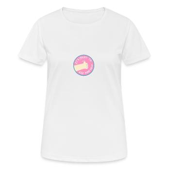 Help is ok - Women's Breathable T-Shirt - white - Front - AI Model Female 172 dark (172cm)