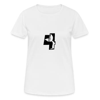 Ocean Time - Frauen T-Shirt atmungsaktiv - Weiß - Vorne - AI Model Female 172 dark (172cm)