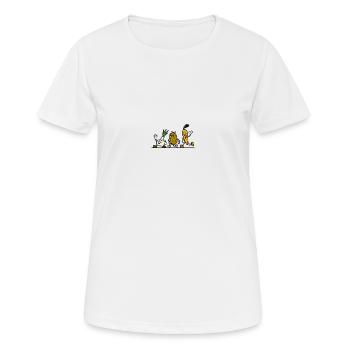 légumes - T-shirt respirant Femme - blanc - Devant - AI Model Female 172 dark (172cm)