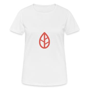 Macaroni - leaf - T-shirt respirant Femme - blanc - Devant - AI Model Female 172 dark (172cm)