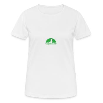 Retrosaurus green - Frauen T-Shirt atmungsaktiv - Weiß - Vorne - AI Model Female 172 dark (172cm)