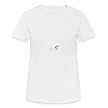 Island - Women's Breathable T-Shirt - white - Front - AI Model Female 172 dark (172cm)