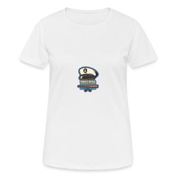 Wassersport - Frauen T-Shirt atmungsaktiv - Weiß - Vorne - AI Model Female 172 dark (172cm)