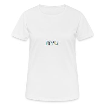 New York City - the city that never sleeps - Women's Breathable T-Shirt - white - Front - AI Model Female 172 dark (172cm)