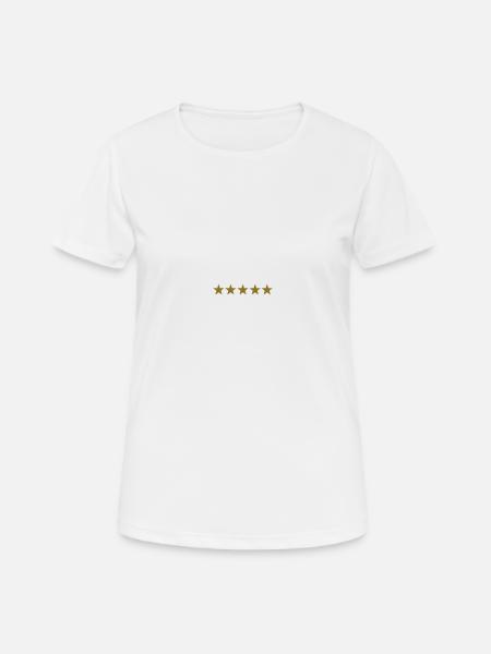 stars - Women's Breathable T-Shirt - white
