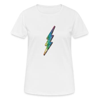 Blitz Flash Vintage - Women's Breathable T-Shirt - white - Front - AI Model Female 172 dark (172cm)