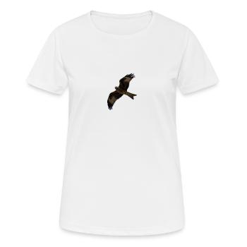 Milan en vol - T-shirt respirant Femme - blanc - Devant - AI Model Female 172 dark (172cm)