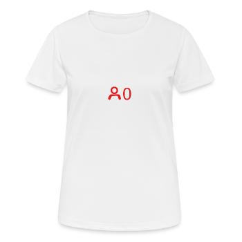 TwitchZeroViewers - Women's Breathable T-Shirt - white - Front - AI Model Female 172 dark (172cm)