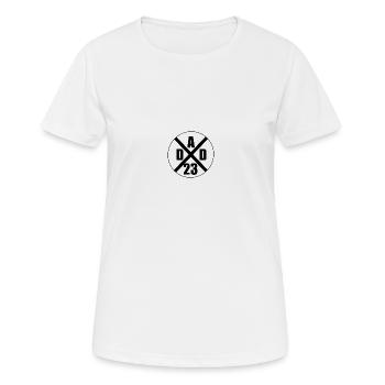 DAD 23 papa23 - T-shirt respirant Femme - blanc - Devant - AI Model Female 172 dark (172cm)