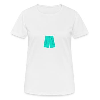 Badehose Badeshorts Badebekleidung Schwimmen Baden - Frauen T-Shirt atmungsaktiv - Weiß - Vorne - AI Model Female 172 dark (172cm)