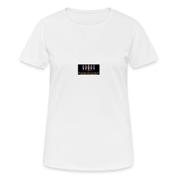 Don‘t worry, just hustle - Frauen T-Shirt atmungsaktiv - Weiß - Vorne - AI Model Female 172 dark (172cm)