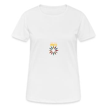 Zeit zum Paddeln - Lustiger Kajak Kanu - Frauen T-Shirt atmungsaktiv - Weiß - Vorne - AI Model Female 172 dark (172cm)