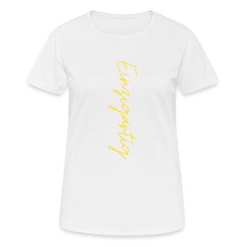 Einzigartig - Frauen T-Shirt atmungsaktiv - Weiß - Vorne - AI Model Female 172 dark (172cm)