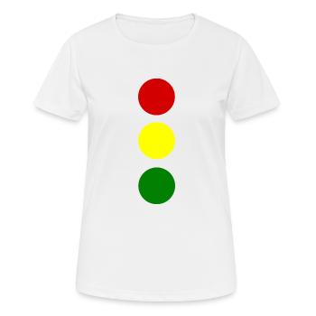Traffic light - Women's Breathable T-Shirt - white - Front - AI Model Female 172 dark (172cm)