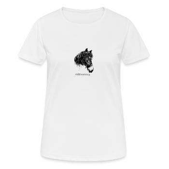 Minamou - T-shirt respirant Femme - blanc - Devant - AI Model Female 172 dark (172cm)