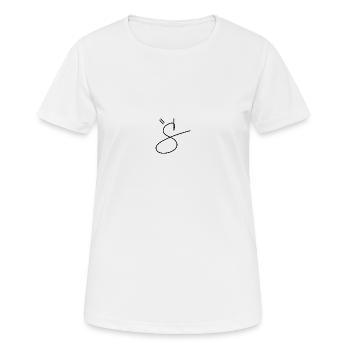 « Santos - T-shirt respirant Femme - blanc - Devant - AI Model Female 172 dark (172cm)