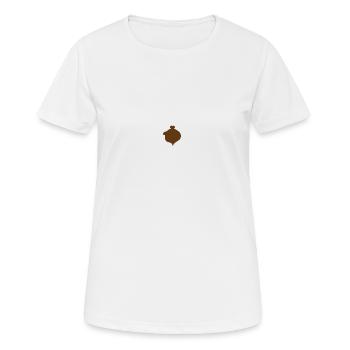 Kaffee - Frauen T-Shirt atmungsaktiv - Weiß - Vorne - AI Model Female 172 dark (172cm)